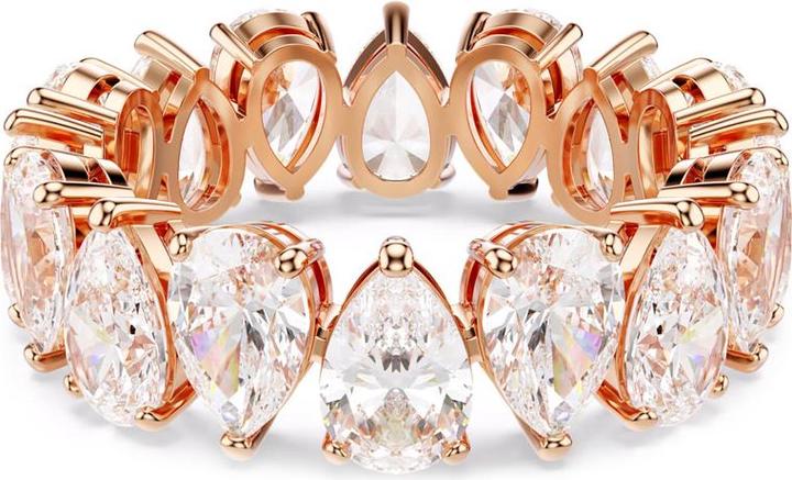 Swarovski Matrix Vittore Ring Tropfenschliff Weiss Roségold