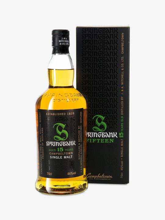 Actual product image Springbank 15 Years (Single Malt, Scotch whisky, 1 x 70 cl)