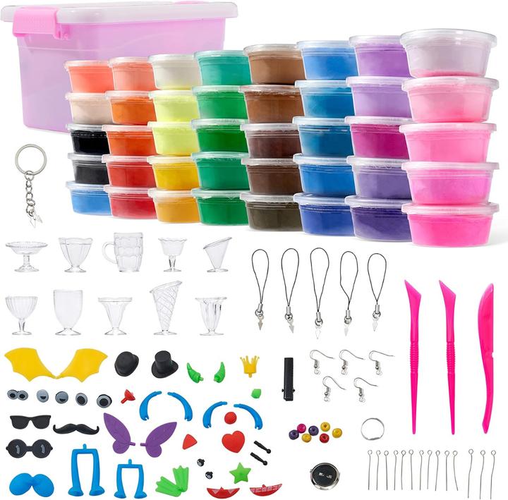 Actual product image The twiddlers Magic Clay Knete Modellier Kit 40 Stück