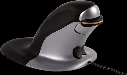Produktbild Fellowes Penguin Ergomaus, schwarz (Kabelgebunden)