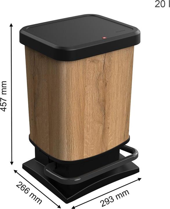 Produktbild Rotho Treteimer 20 l PASO (20 l)