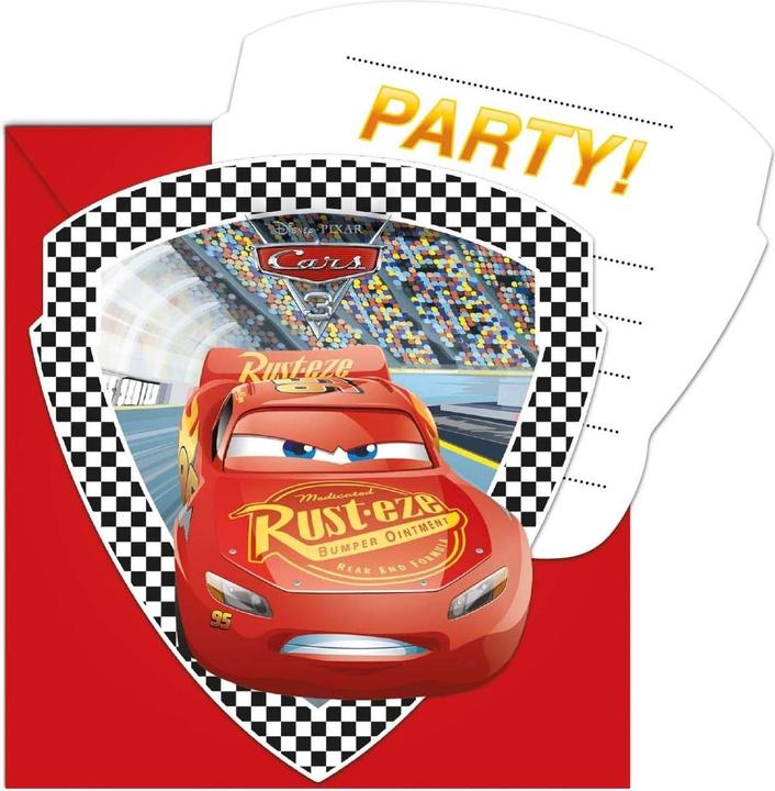 Image du produit Cars - Invitations (6 pcs)
