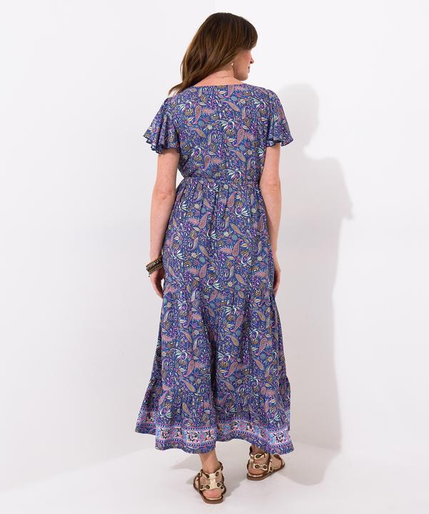 Produktbild Joe Browns Petite Boho Paisley Printed Frilly Sleeve Tiered Maxi Dress (10)