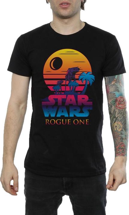 Immagine prodotto Star Wars Rogue One Logo Sunset Maglietta Uomo (XXL)