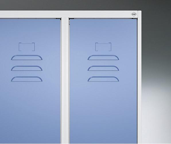Immagine prodotto C+P Armadietto bianco e nero Classic PLUS (80 cm, 195 cm)