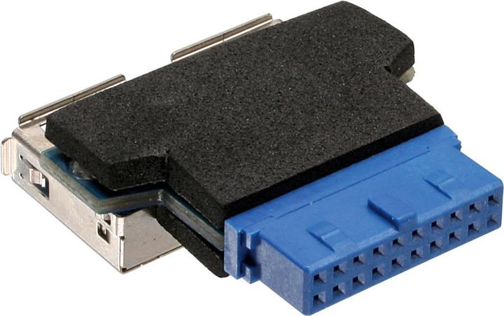 Actual product image InLine Adapter internal USB 3.0 to external USB 3.0 - board (USB 3.0, 5 cm)