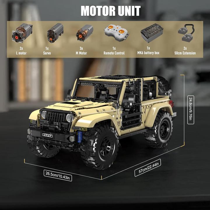 Actual product image Mould King Offroader Wrangler