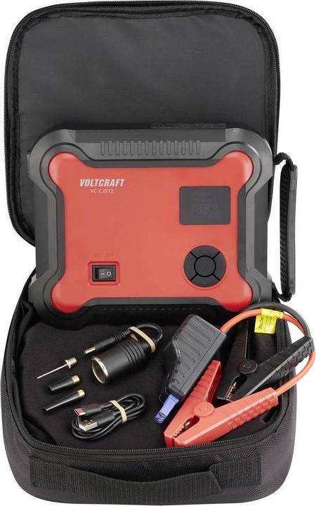 Produktbild Voltcraft Starthilfekabel VC-CJS72 VC-15820465 Starthilfestrom (12 V)=600 A 12 (1200 A, 16000 mAh)