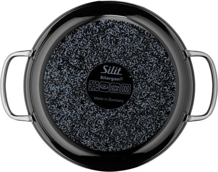 Produktbild Silit Schmorpfanne Servierpfanne 28cm Pfanne Professionell Induktion Silargan (28 cm, Bräter + Schmortopf)