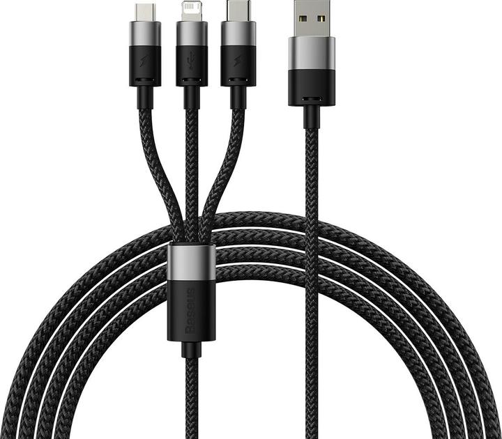 Baseus Cavo di ricarica 3in1 (1.20 m, USB 3.2 Gen 1)