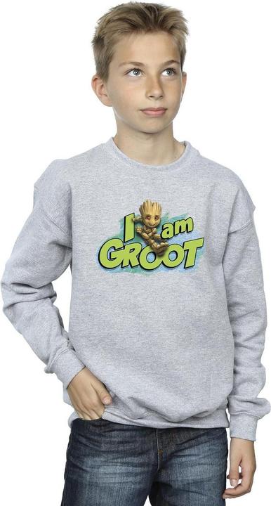 Produktbild Guardians Of The Galaxy I Am Groot Jumping Sweatshirt Jungen (152, 158)