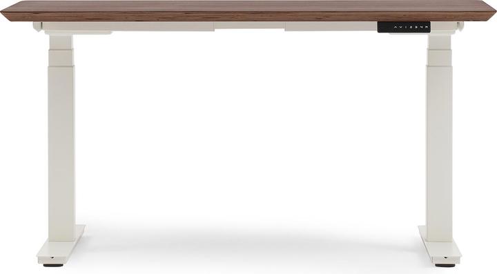 Produktbild Oakywood Stehpult Holztisch mit Höhenverstellung - Furnier - Nussbaumfurnier / 120x60 / Weiß - Oakywo (120 x 60 cm)