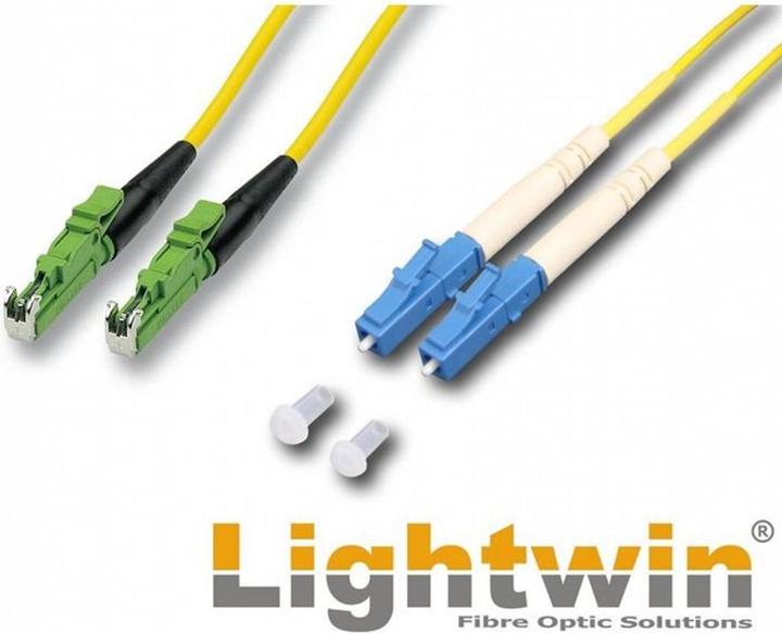 Image du produit Lightwin Câble de raccordement FO duplex (CAT6, 10 m)