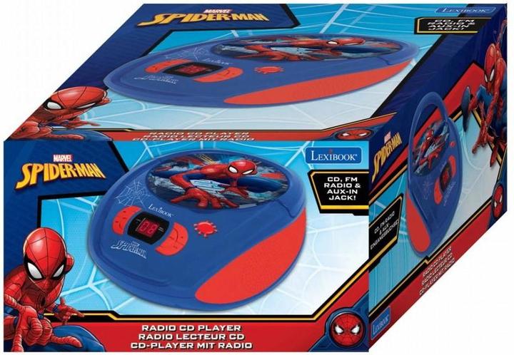 Actual product image Lexibook CD player Spider Man