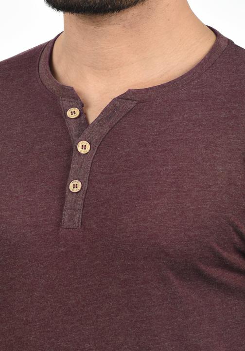 Immagine prodotto Solid Volker T-Shirt A Maniche Corte Maglietta Da Uomo Con Collo Grandad (3XL)
