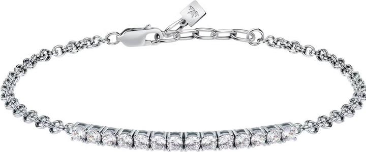Produktbild Morellato Modern silver bracelet with zircons Tennis SATT17 (21 cm, Silber 925)