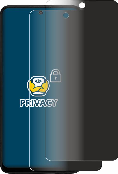 Produktbild BROTECT Sichtschutzfolie Anti-Spy Privacy Folie Blaulicht-Schutz (2 Stück, Motorola Moto G60)