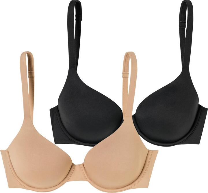 Produktbild Schiesser Bügel-BH BH mit Schale - Unique Micro (75 E, 2er Pack)