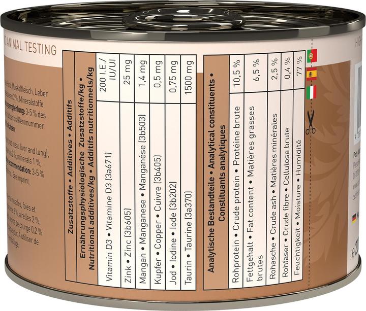 Actual product image Catz Finefood No.09 Wild (Adult, 1 pcs., 210 g)