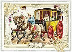 Image du produit Edition Tausendschön Postkarte. Sweet Memories / Just married / Quer