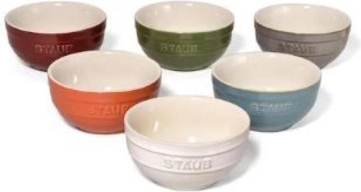 Staub Schüsselset Regenbogen 6-teilig, 12cm (6 x)