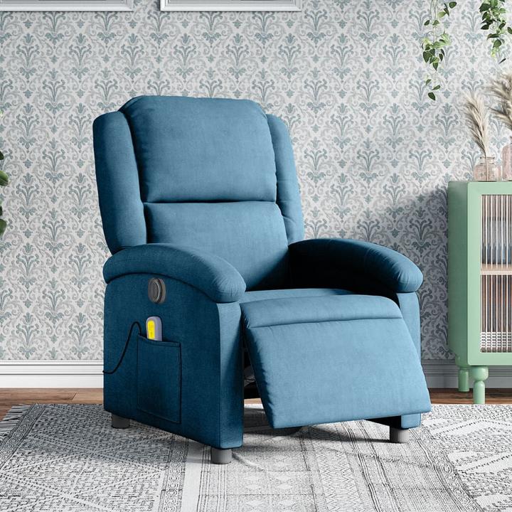 Actual product image VidaXL Massage chair electric velvet