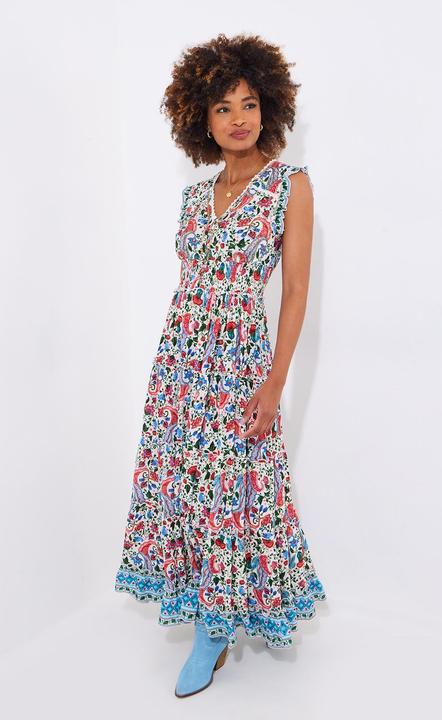 Image du produit Joe Browns Beaded Floral Button Maxi Dress (38)