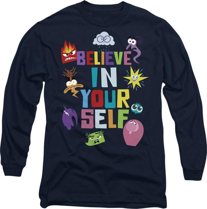 Actual product image Unisex Adult Believe In Yourself T-Shirt (L)