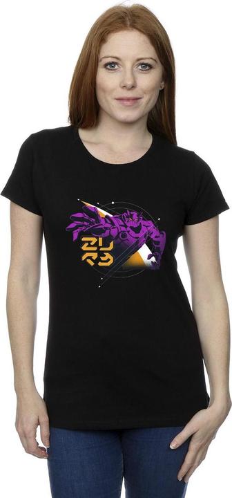 Actual product image Disney Womens/Ladies Lightyear Zurg Space Circle Cotton T-Shirt (M)