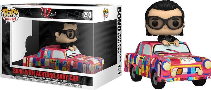 Actual product image Funko Pop! Rides : U2 - Bono w/ Achtung Baby Trabant (293)