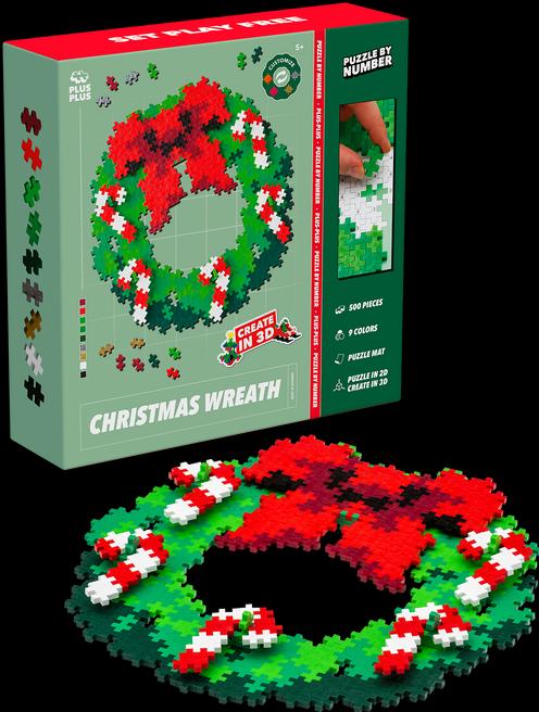 Immagine prodotto Plus-Plus Puzzle per numero - Ghirlanda di Natale