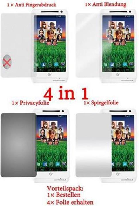 Actual product image Cadorabo 4x protective film (1 Piece, Motorola Razr i)