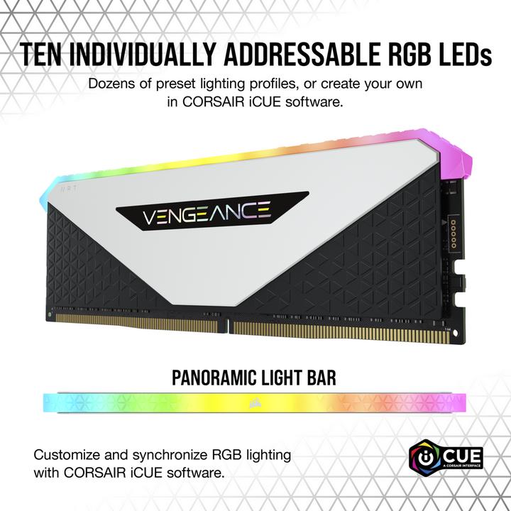 Produktbild Corsair Vengeance RGB RT (4 x 8GB, 3600 MHz, DDR4-RAM, DIMM)