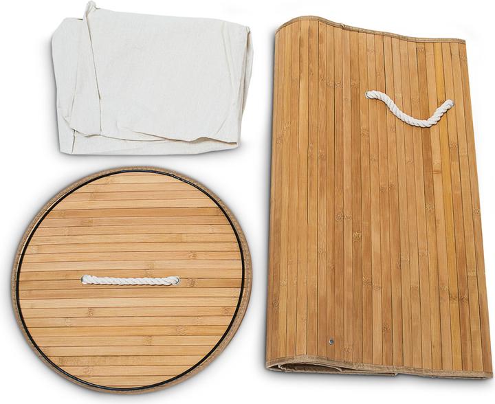 Actual product image Relaxdays Round Hamper (70 l)