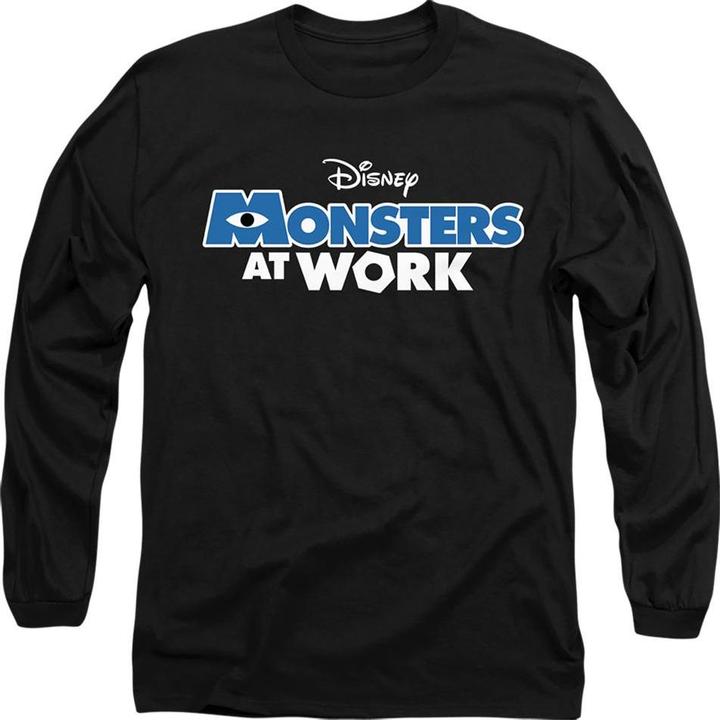Actual product image Monsters at Work Unisex Adult Dark Logo T-Shirt (XXL)