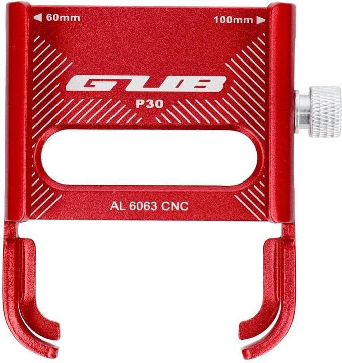 Produktbild OEM Bicycle accessory GUB bike holder for mobile phone P30 Aluminium red