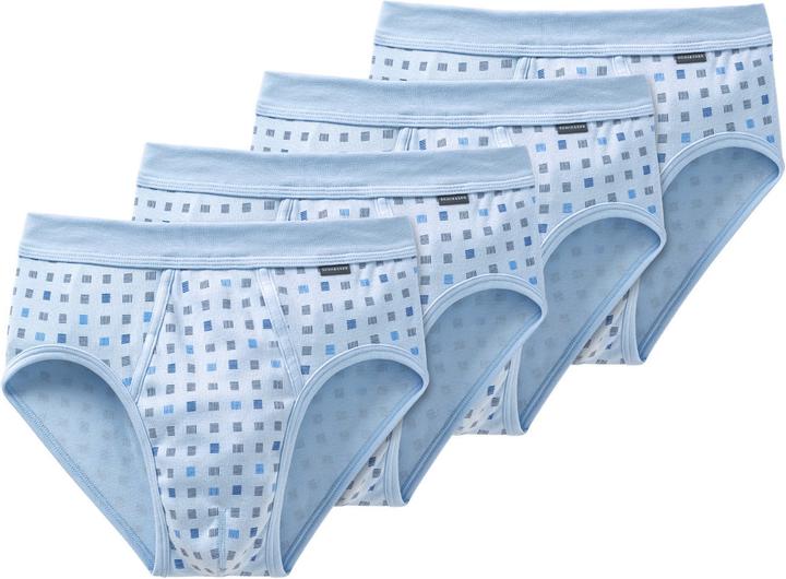 Immagine prodotto Schiesser Confezione da 4 slip sportivi a costine sottili Cotton Essentials (M, confezione da 4)