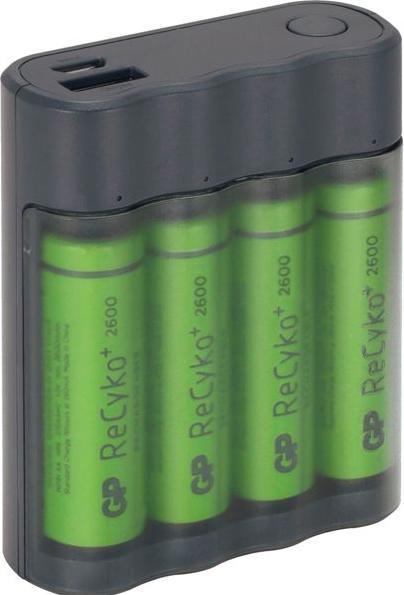 Actual product image GP Batteries Battery Charger Charge Anyway (1 pcs., AAA, AA, 2600 mAh, Battery + charger)
