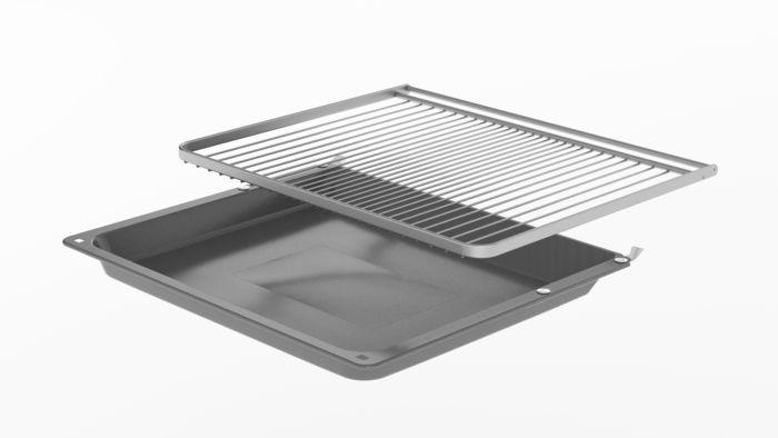 Produktbild Bosch Hausgeräte Einbau-Herd-Set, HEB517BB4 + NIF645CB5E, Einbau-Herd, Induktionskochfeld, HND615LS67