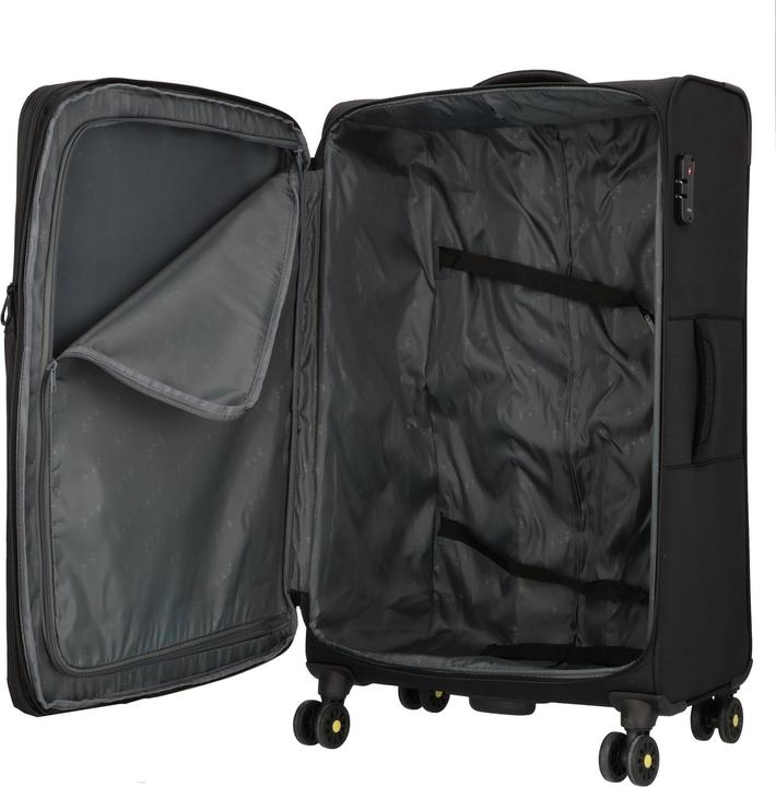 Actual product image D&N Travel Line 9704 4-wheel trolley L 78 cm with expansion fold (107 l, L (90 - 115l))