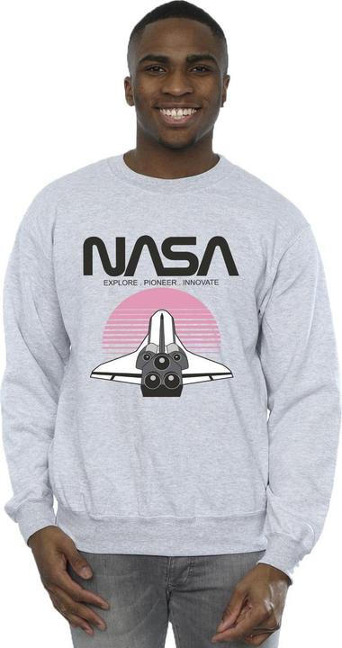 Actual product image Nasa Mens Space Shuttle Sunset Sweatshirt (XXL)