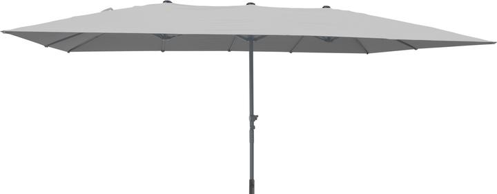 Actual product image Leco Rechteck-Doppelsonnenschirm lichtgrau (2.70 m)