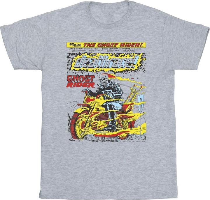 Immagine prodotto Ghost Rider Chest Deathrace Maglietta Uomo (3XL)