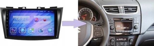 Actual product image No Name RADIO GPS NAVIGATION SUZUKI SWIFT 2010-2017 ANDROID (9")