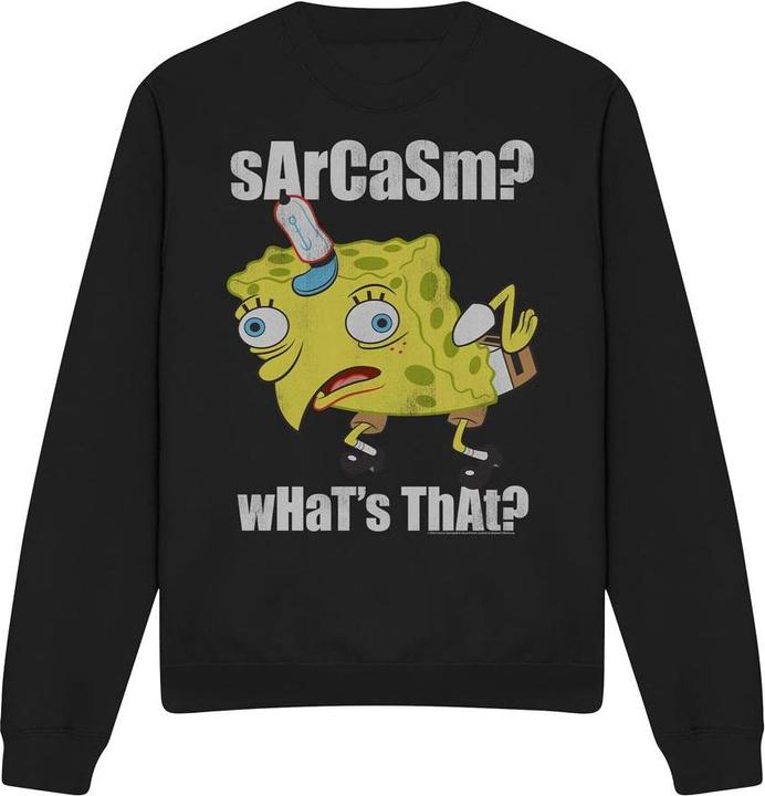 Spongebob Squarepants Sarcasm Meme Sweatshirt