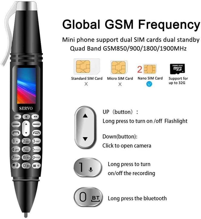 Actual product image Servo Mini cell phone