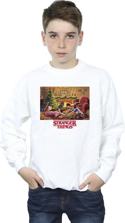 Actual product image Netflix Boys Stranger Things Christmas Gathering Sweatshirt (140, 146)