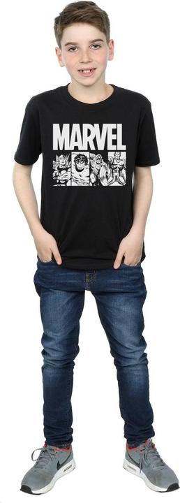 Immagine prodotto Garçons - T-shirt in cotone con carreaux d'action (152, 158)