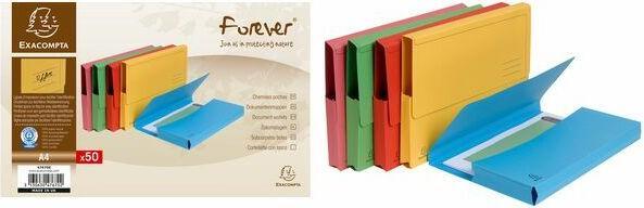 Actual product image Exacompta Collection folders - File covers (A4, 50 x)