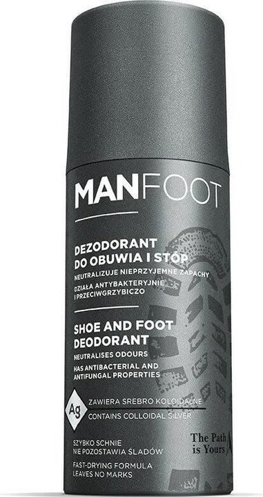 Actual product image SHE s.r.l. ManFoot Shoe and Foot Deodorant Spray for Men 150ml (Spray, 150 ml)